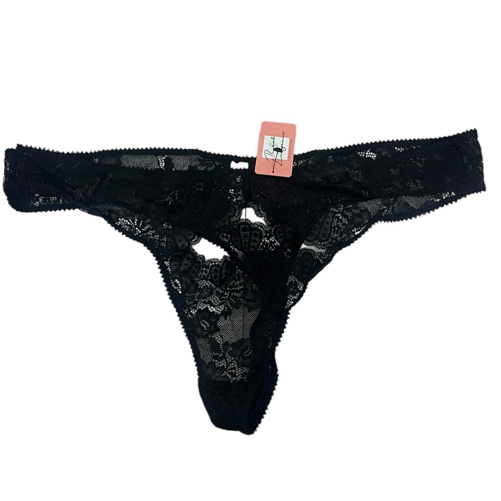 Real Lingerie Black Lace Thing Plus Size 4X